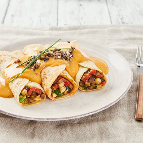 Canelones de verduras